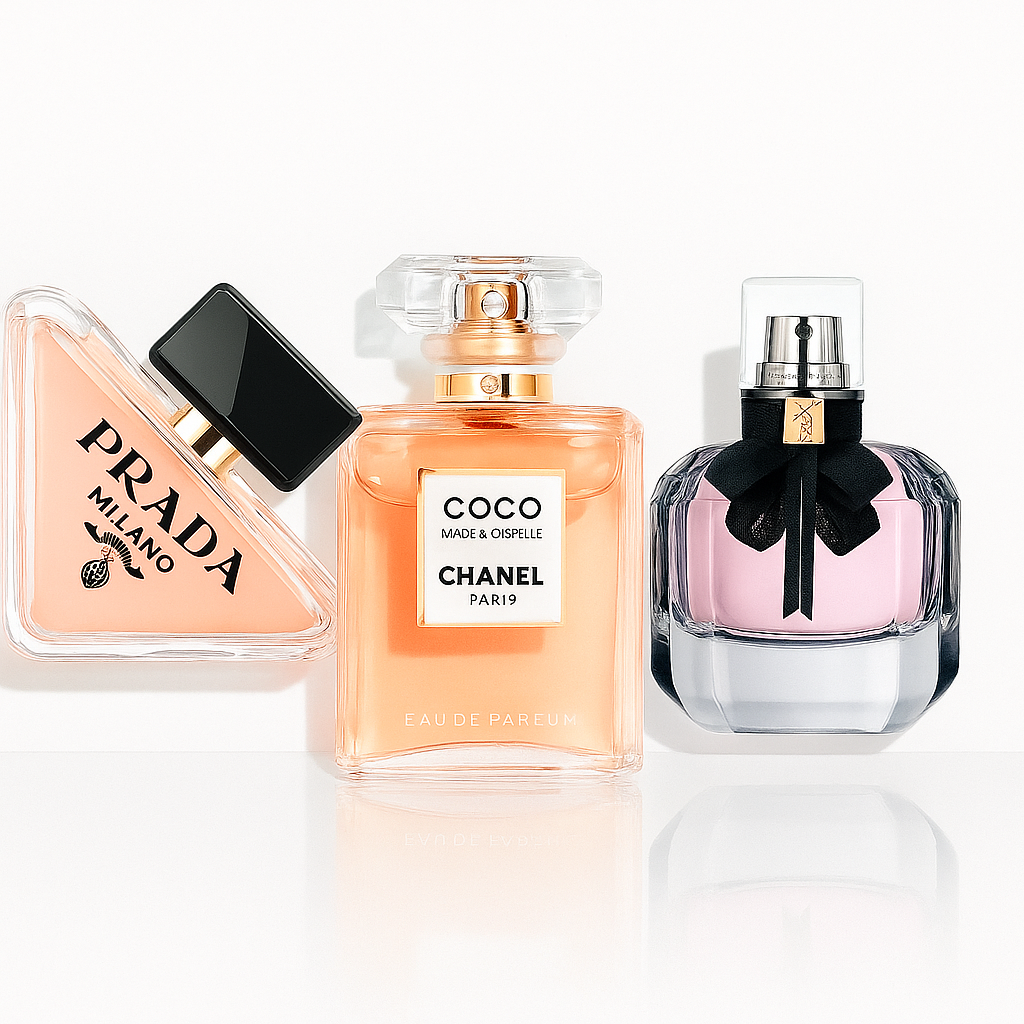 Prada PARADOXE, COCO MADEMOISELLE y MON PARIS