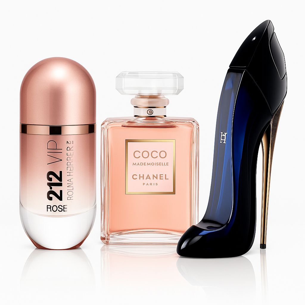 Good Girl, Coco Mademoiselle Intense & 212 VIP Rosé