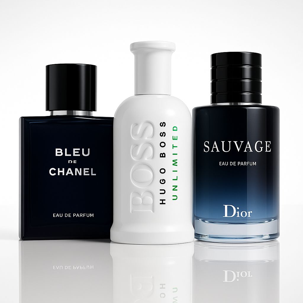 Boss Unlimited, Bleu de Chanel & Sauvage