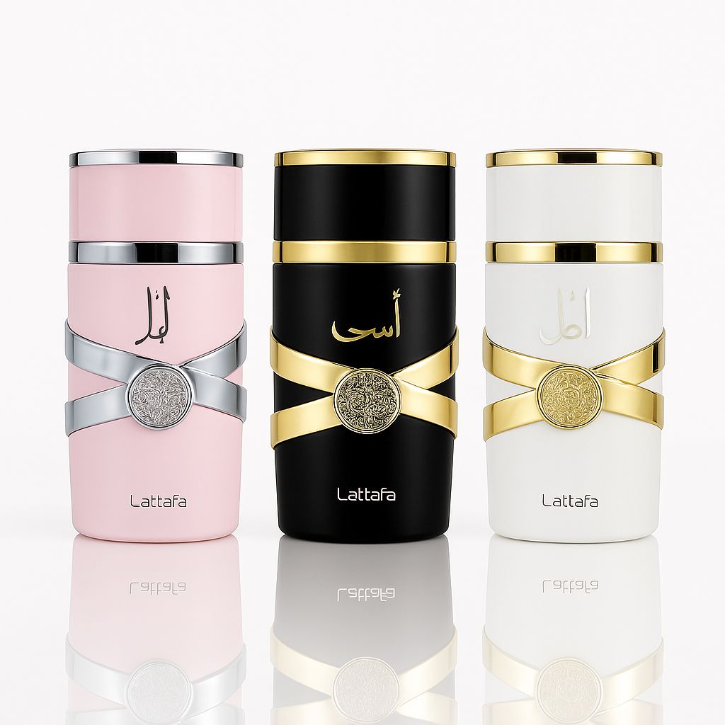 4 PERFUMES YARA LATTAFA, YARA MOI, ASAD