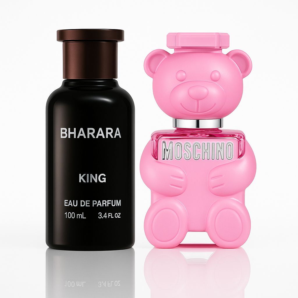 MOSCHINO BUBBLE GUM Y BHARARA KING